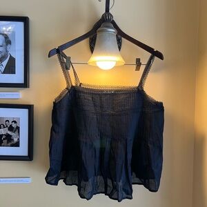 J. Crew Black Camisole Top